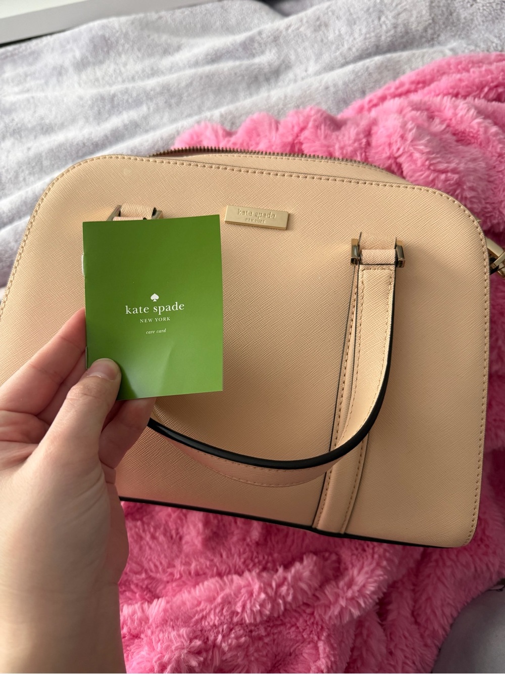 kate spade Beige Dome Satchel